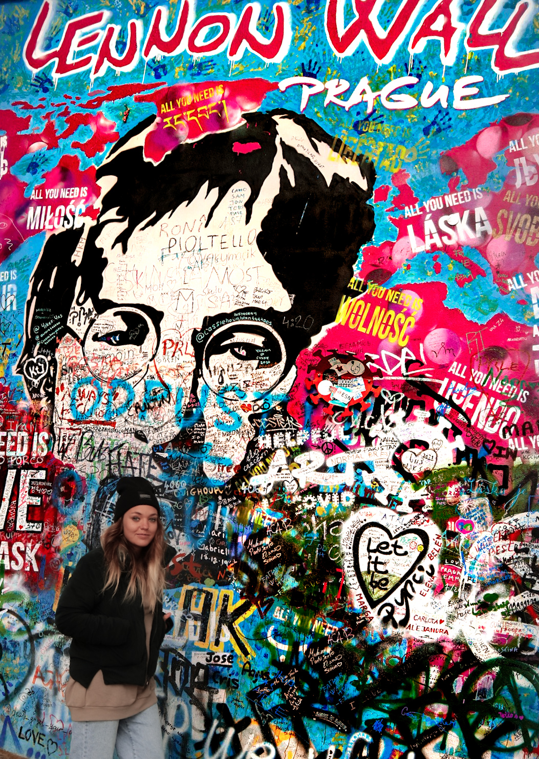 Muro de John Lennon en Praga